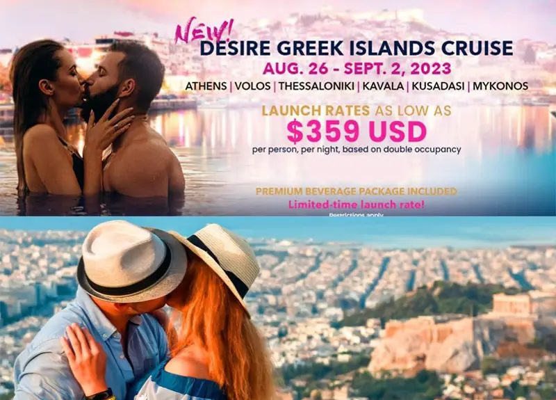 DESIRE GREEK ISLANDS CRUISE 2023
